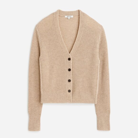 Madewell SoftWool Button-Front Cardigan Medium - Picture 8 of 8